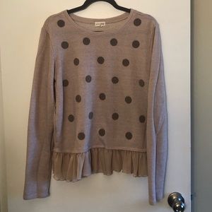 Masion Jules peplum sweater XL